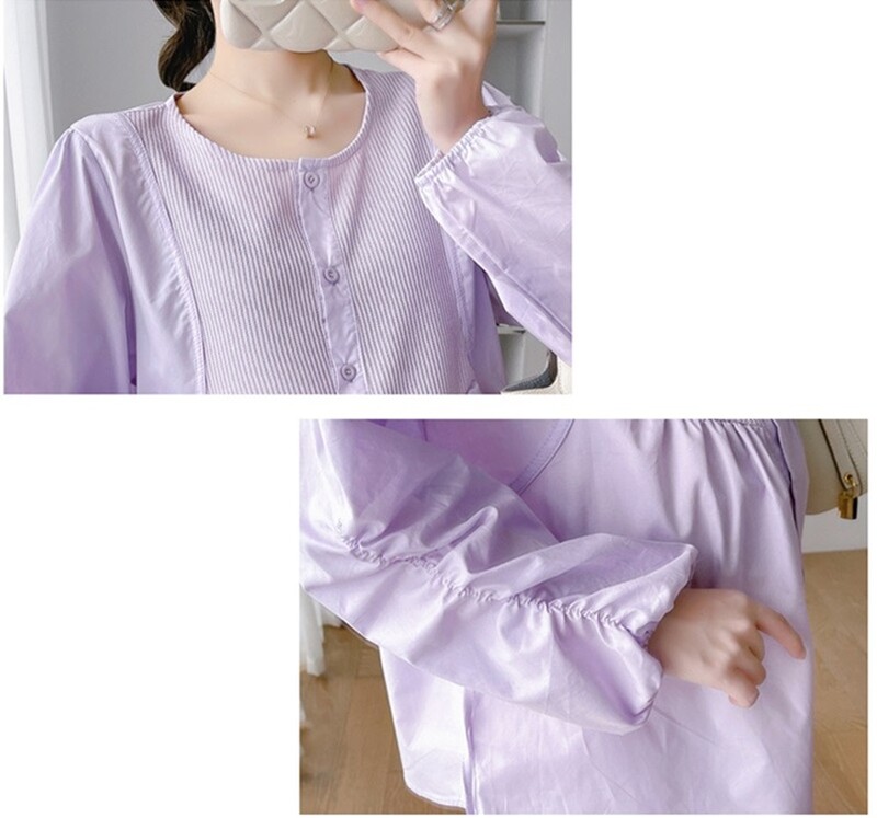 Grūtnieču drēbes ar garām piedurknēm blūze barošanas augšējais krekls zīdīšanas periodam pavasaris rudens ikdienas sieviešu sieviešu blūzes krekls lielizmēra augšpusē