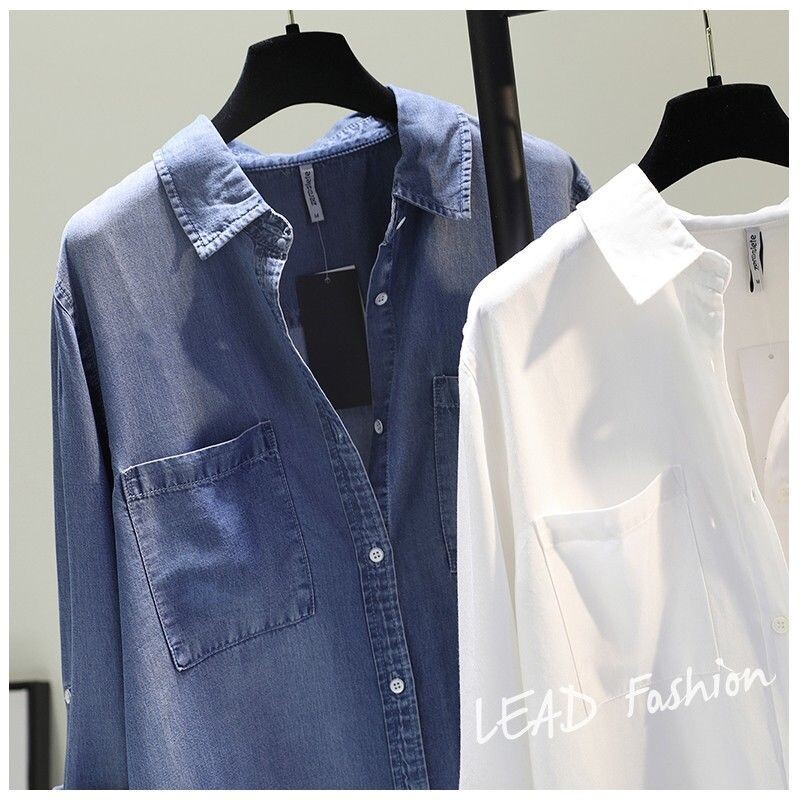 Duga bluza za trudnice Košulja za dojilje Proljeće Jesen Opuštena pamučna ženska majica dugih rukava Gornji dijelovi s ovratnikom Radna odjeća velikih veličina