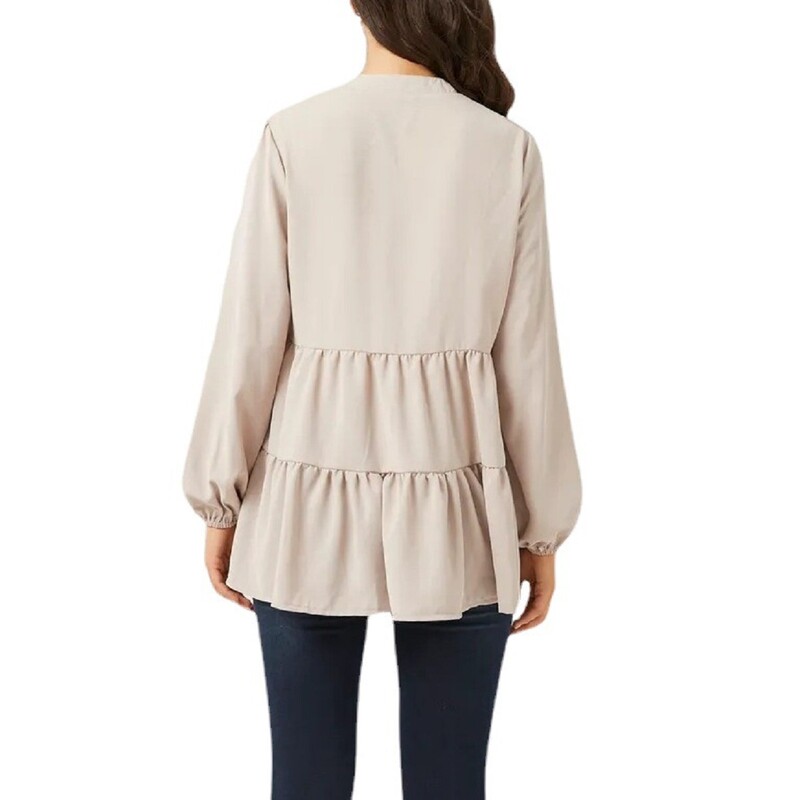 Drabužiai nėščiosioms krūtimi maitinanti viršutinė palaidinė žindymo marškinėliai nėščioms moterims ilgomis rankovėmis palaidinės marškinėliai Nėštumo drabužiai Didelio dydžio drabužiai