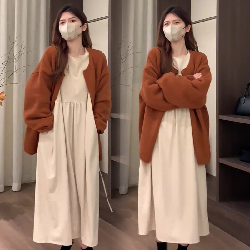 2024. gada rudens ziemas grūtnieču džemperis Liela izmēra garām piedurknēm, vienas pogas adīšanas jakas, grūtnieces, trikotāžas jakas, mēteļi