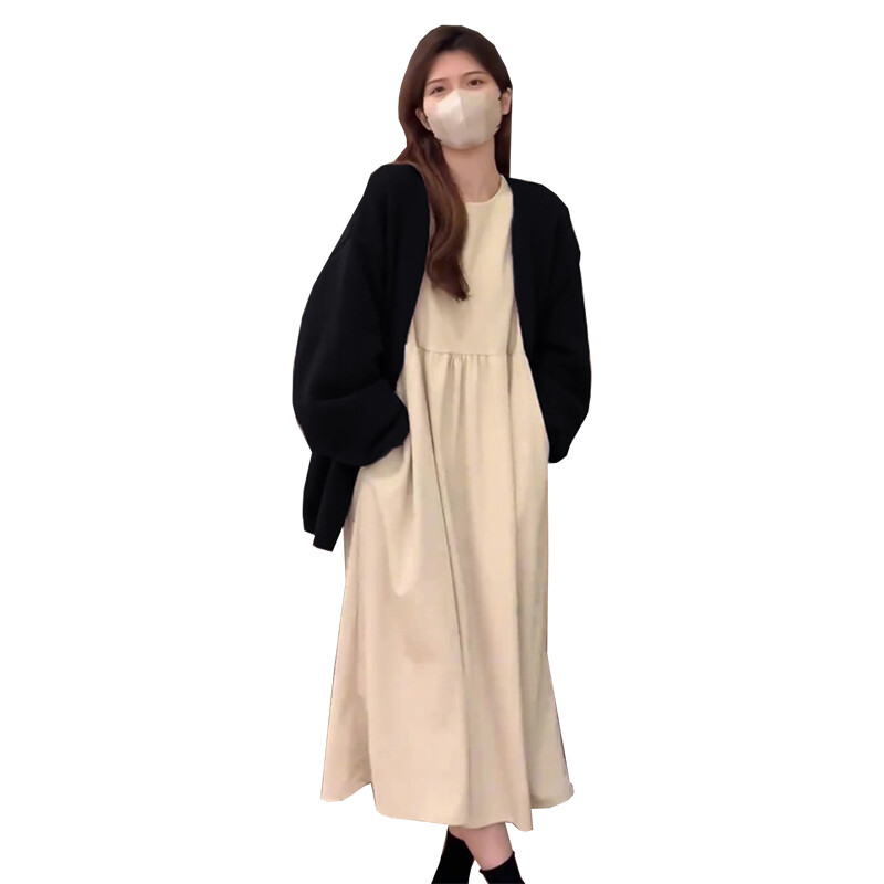 2024. gada rudens ziemas grūtnieču džemperis Liela izmēra garām piedurknēm, vienas pogas adīšanas jakas, grūtnieces, trikotāžas jakas, mēteļi