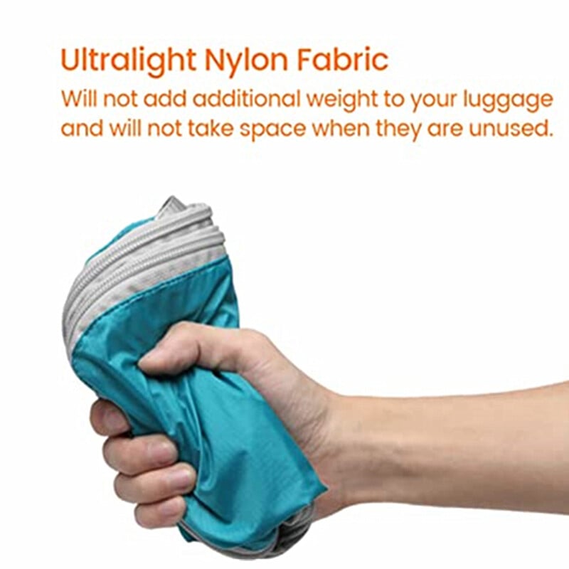 Ceļojumu uzglabāšanas soma Bagāžas organizētājs saspiežams iepakojums maisiņš kubi salokāmi ūdensizturīgi čemodāni somas komplekti pārnēsājama neilona rokassomiņa
