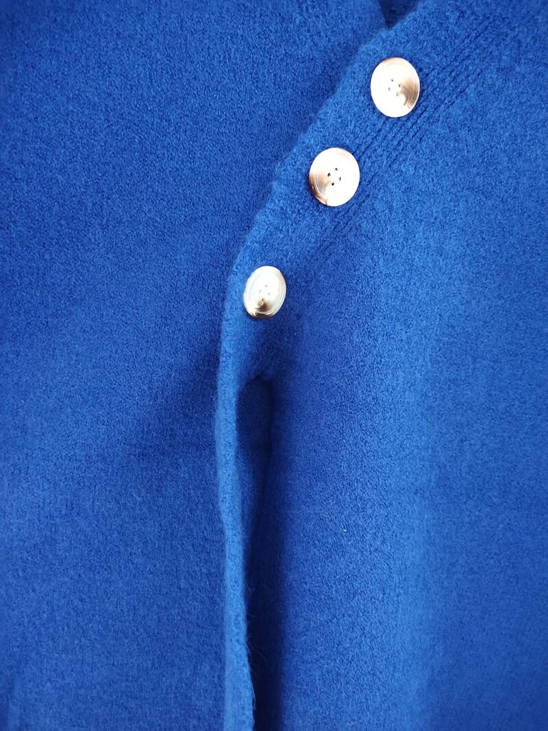 Nagy méretű, téli terhes női pulóver, egyszínű, hosszú ujjú, V-nyakú, kismama kötött pulóverek divatos kabát terhes nőknek