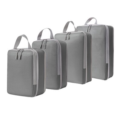 Komplekts/4Gb Pārnēsājams Ceļojumu Kompresijas Iepakojums Kubi Soma Ūdensnecaurlaidīga Organizatora Somas Čemodāns Apģērbi Organizatori Rokassomu Ceļojumu soma