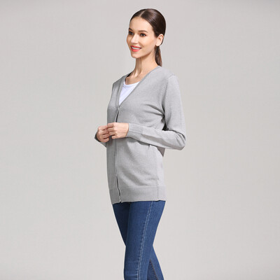 Nova klasična mekana ženska uniforma za trudnice, kardigan dugih rukava, proljeće, jesen, rastezljiva odjeća za dojenje, velika američka veličina