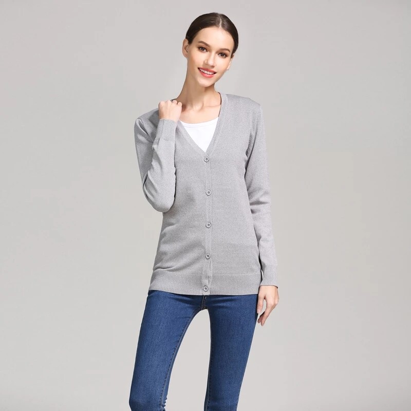 Nova klasična mekana ženska uniforma za trudnice, kardigan dugih rukava, proljeće, jesen, rastezljiva odjeća za dojenje, velika američka veličina