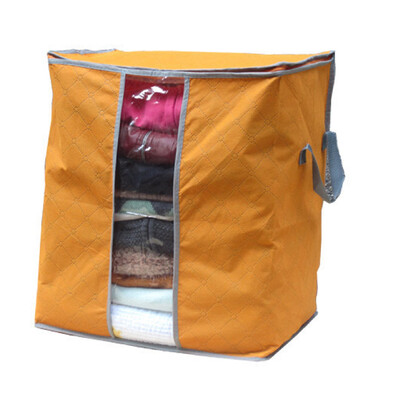 48x28x50CM Πτυσσόμενες τσάντες αποθήκευσης Οργανωτής ρούχων Κουβέρτα Κουβέρτα Πάπλωμα Πουλόβερ Φερμουάρ Μη υφαντό Πτυσσόμενο Οργανωτή ντουλάπας