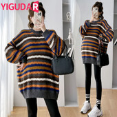 Jesen Zima Džemperi za trudnice Dugi rukavi Odjeća za trudnice Puloveri za pletenje Kaputi Džemperi za trudničke fotografije