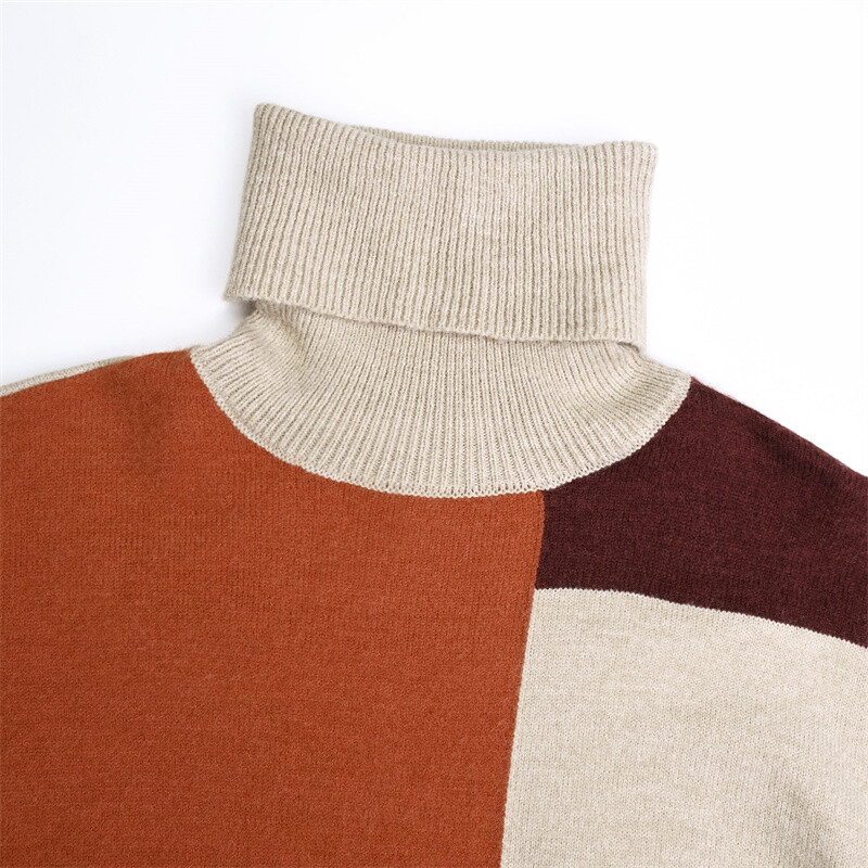 Nėščiųjų megztiniai su vėžliuku žiemai, šilti ilgomis rankovėmis, spalvoti, megzti megztiniai, megztiniai, viršutiniai drabužiai nėščioms moterims, drabužiai