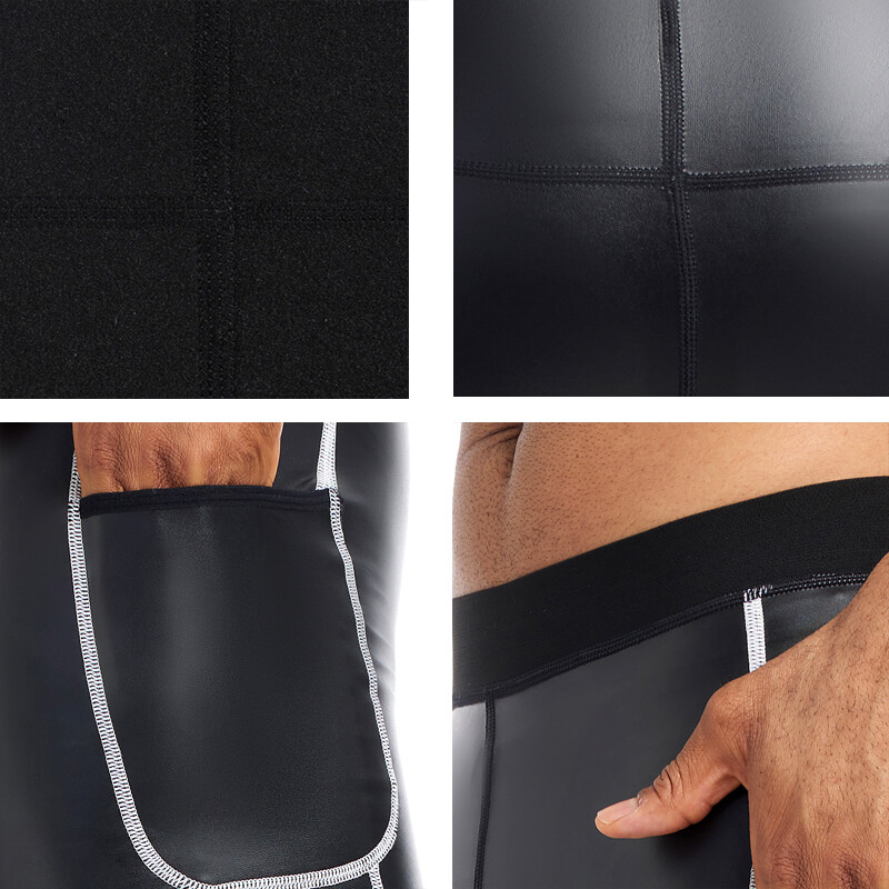 TONGGUO Pantaloni skinny din piele sintetică pentru bărbați, motocicliști, pantaloni de motocicletă la modă de stradă, bărbați, slim fit, pantaloni casual din piele artificială, stretch