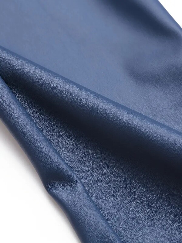 Ανδρικό δερμάτινο παντελόνι Skinny Fit Elastic Fashion PU Δερμάτινο παντελόνι ποδηλάτης Nightclub Party & Dance Παντελόνι Λεπτό