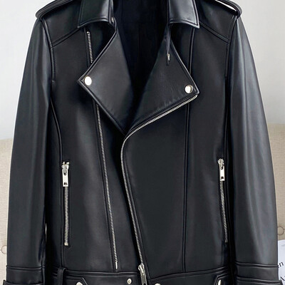 Mauroicardi proljeće jesen kratka plava crna pu kožna motoristička biciklistička jakna muška gornja odjeća dugih rukava s patentnim zatvaračem 4xl 5xl