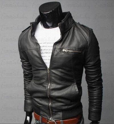 Moda fierbinte pentru bărbați jachete bomber cool, jachetă pentru bărbați, toamnă iarnă, guler slim fit, jachetă de piele pentru motocicletă, haină, îmbrăcăminte stradală