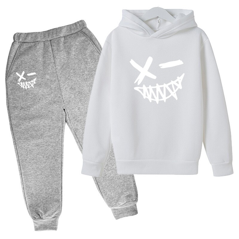 Bērnu kapuce, smaidīgs džemperis, tops + bikses, 2P mētelis, zēni, meitenes, pirmsskolas vecuma, 3–13 g., skaistas meitenes, saules stari, sporta ikdienas uzvalks