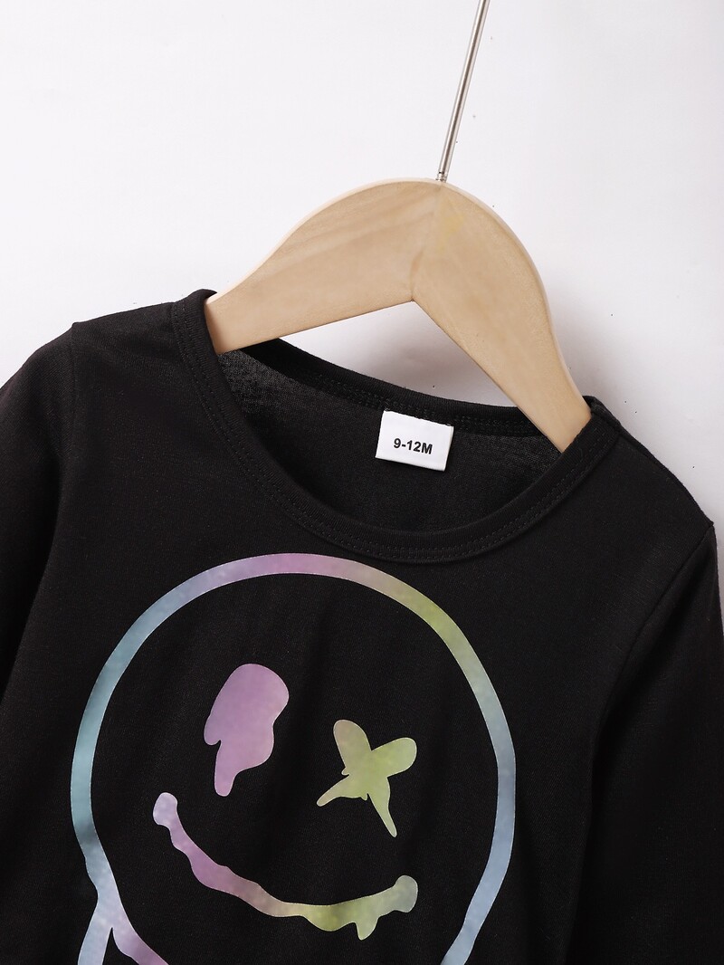 Set de haine pentru băieți pentru copii, 2 bucăți, de primăvară și toamnă, top cu mâneci lungi + pantaloni, ținută de modă, pentru băiat 1-4 ani