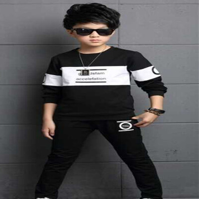 2024 New Baby Boys ziemas rudens džemperis Sports Treniņtērpi Bērnu samts Ikdienas apģērbu džemperis + Bikses 5 6 7 8 9 10 11 12 gads