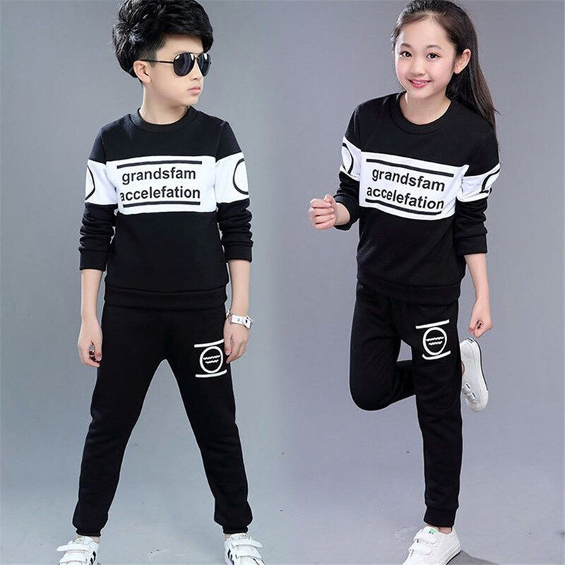 Haine copii Costume sport Băieți fete Îmbrăcăminte Treninguri Seturi primăvară Toamnă Top + pantaloni 5 6 7 8 9 10 11 12 ani