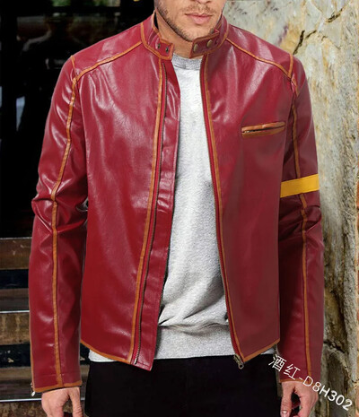 Nova jesensko-zimska muška kožna jakna 2024., modna muška tinejdžerska punk muška kožna muška motociklistička jakna S-5XL.
