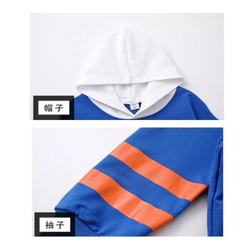 Αγόρια Hip Hop Contrast Hoodies Cargo Παντελόνι Ρούχα Σετ για κορίτσια μπαλώματα Φούτερ Street Dance Παιδικά Streetwear Παιδική τζαζ στολή