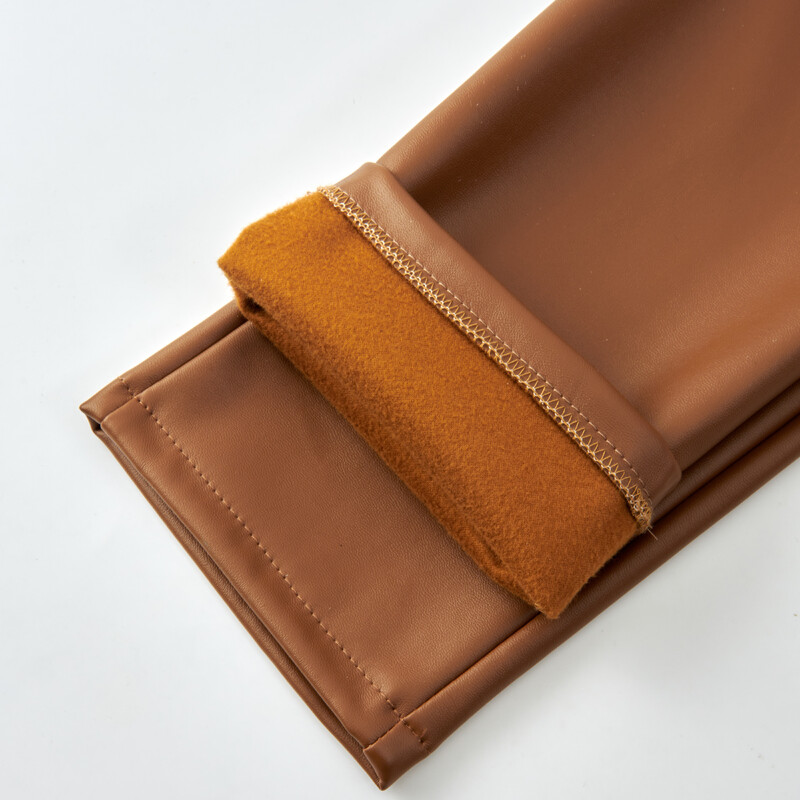 Vīriešu ādas bikses Skinny Fit elastīgas modes PU ādas bikses motociklu un motociklistu bikses ūdensnecaurlaidīgas