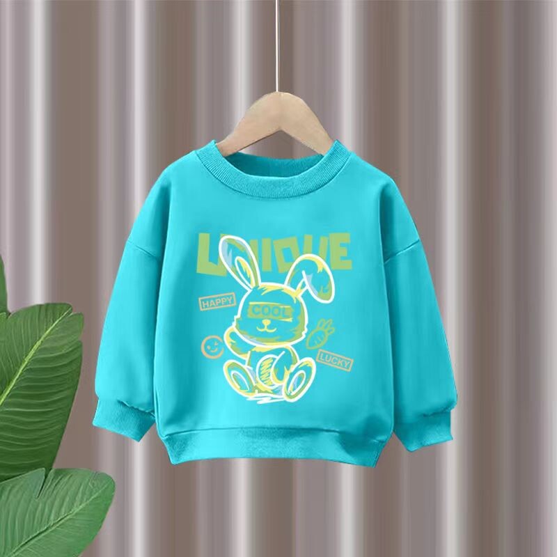 Set de haine de toamnă pentru copii, băieți, fete, desene animate, iepure, hanorace, pulover, top și pantaloni, ținute pentru bebeluși, treninguri