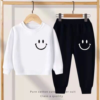 Set de haine de toamnă pentru copii, fete, hanorace cu imprimeu, pulover, partea de sus și pantaloni, costum pentru copii, trening cu mânecă lungă