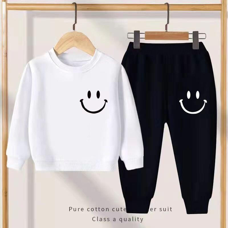 Set de haine de toamnă pentru copii, fete, hanorace cu imprimeu, pulover, partea de sus și pantaloni, costum pentru copii, trening cu mânecă lungă