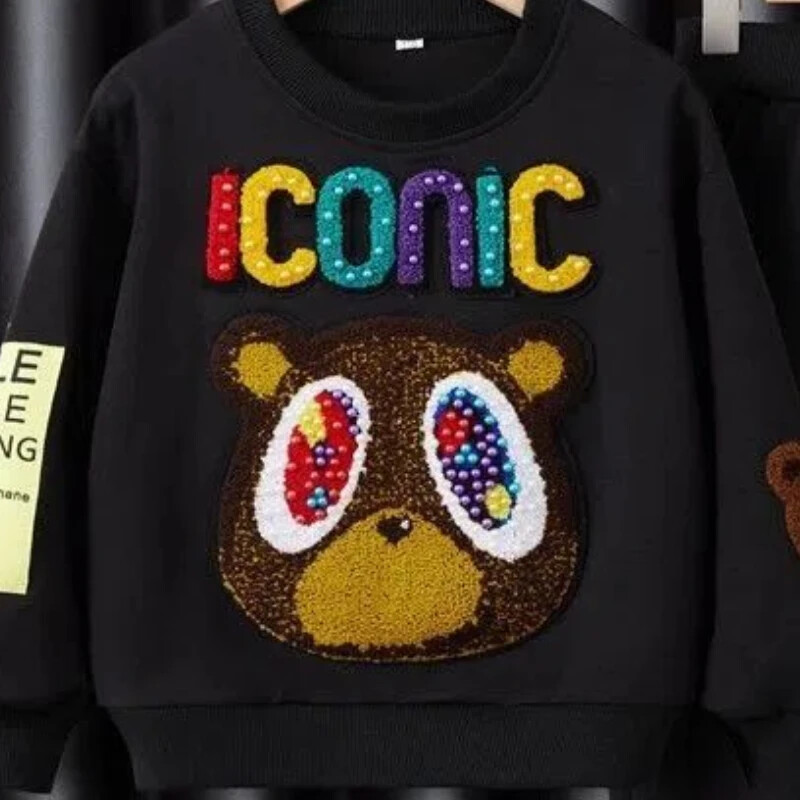 Set de haine de toamnă pentru fetiță, copil băiat, modă, desene animate, hanorace, pulover și pantaloni, jos, costum 2 buc., trening cu mânecă lungă pentru copii