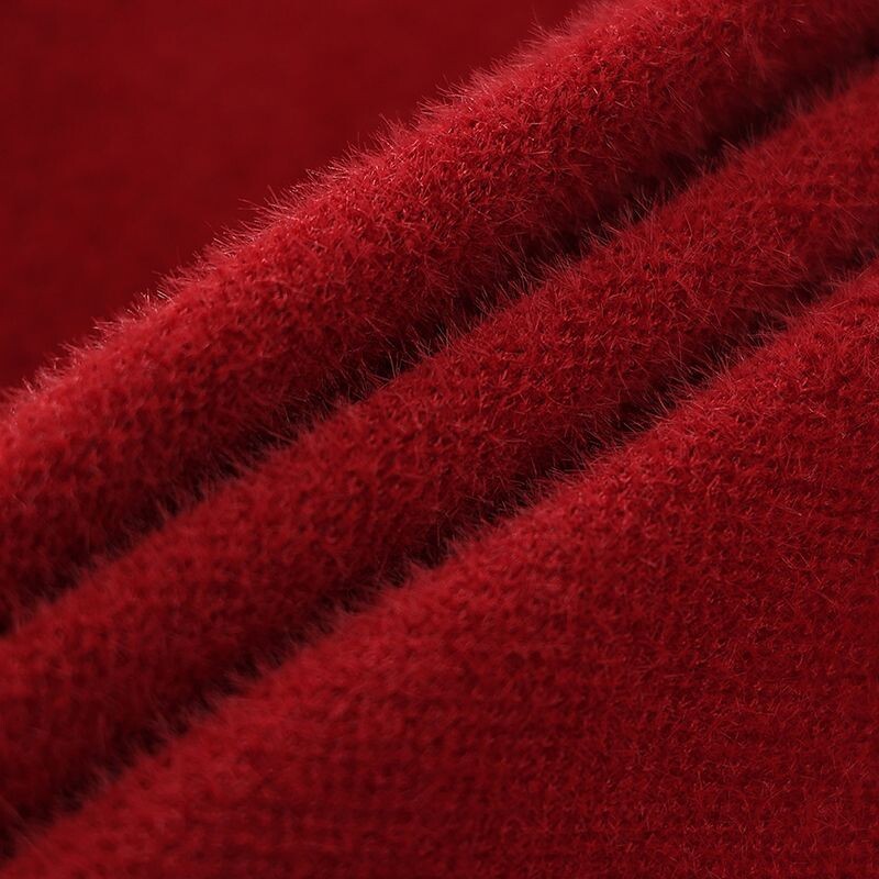 Toamnă Iarnă Jachetă de blană din lână imitație de nurcă pentru femei, ocazional, 5XL, dimensiune mare, haină scurtă de lână, cardigan îngroșat, pardesiu de lână