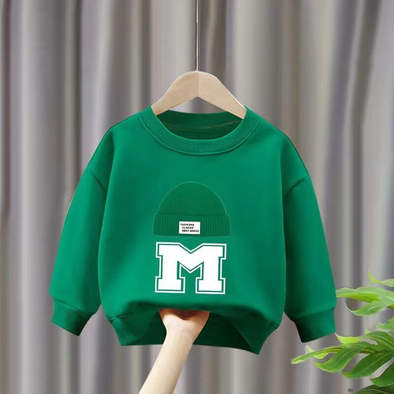 Őszi baba lány fiú ruha szett Gyermek sport betűnyomtatás pulóver felső és nadrág alsó kétrészes öltöny tréningruha