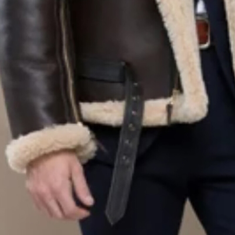 Muška kožna jakna Udobna zadebljana topla integrirana krznena jednobojna modna ležerna svestrana jakna s dugim rukavima i patentnim zatvaračem