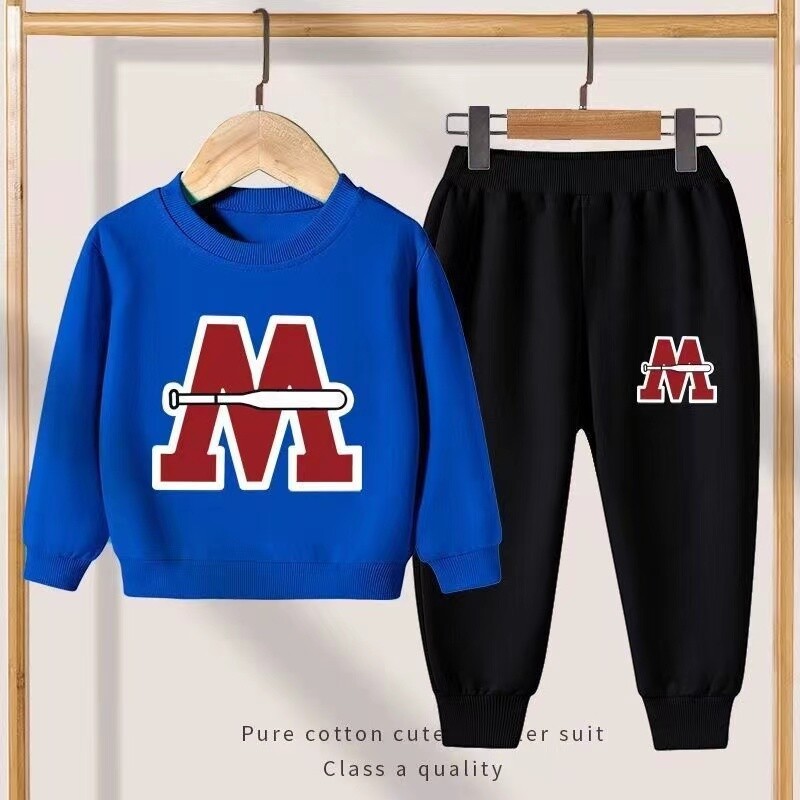 Set de haine de toamnă pentru copii, fete, hanorace cu litere imprimate, pulover, top și pantaloni, costum 2 buc.