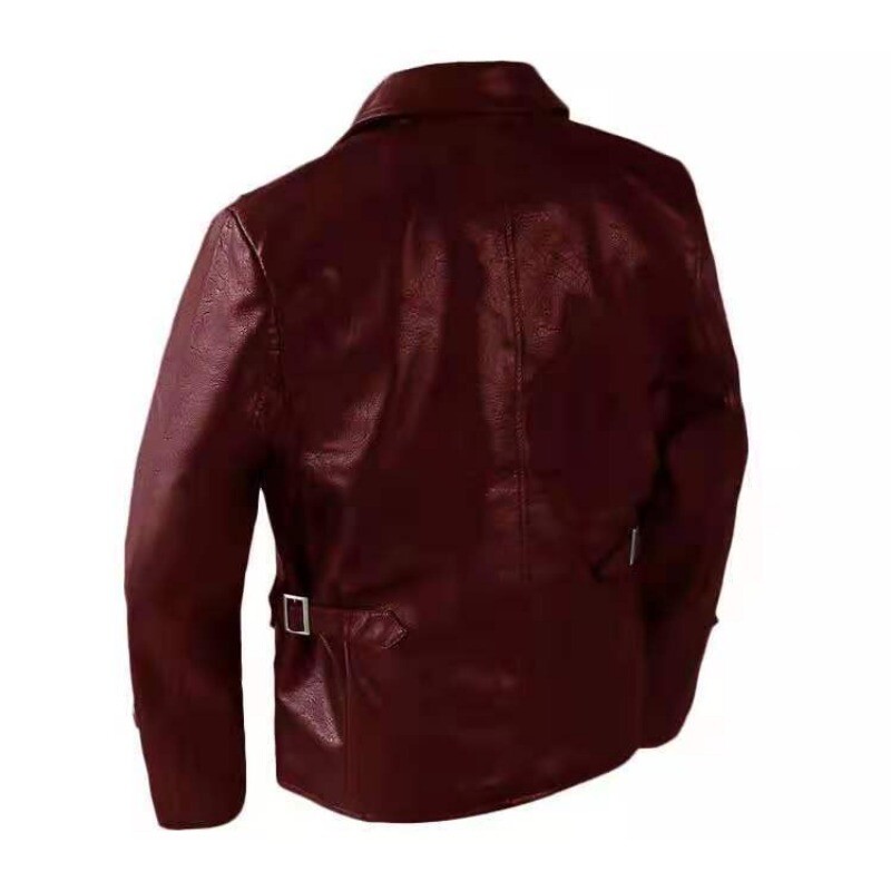 Zimski vintage kožni muški srednjovjekovni kaput Y2K Jesen Pu jakne Kožne jakne s dvostrukim kopčanjem Gornja odjeća Motociklističke jakne