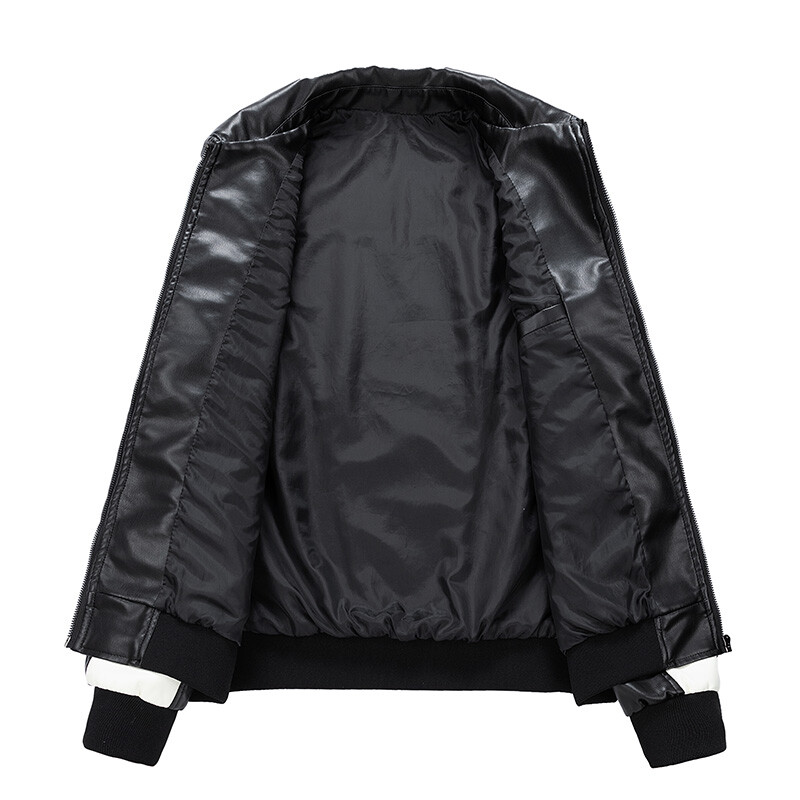 Vīriešu Ādas jaka Rudens Ziemas PU jaka Vintage Slim Motociklistu Mēteļi Vīriešu Motociklistu Jakas Mētelis Ikdienas ielas apģērbs Hip Hop Tops