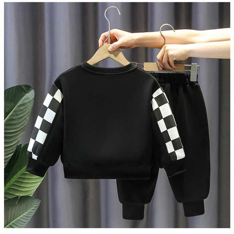 Seturi de desene animate de toamnă pentru băieți 2024, costume de modă noi, hanorace pentru copii + pantaloni sport, 2 buc. ținute pentru copii, îmbrăcăminte casual de primăvară