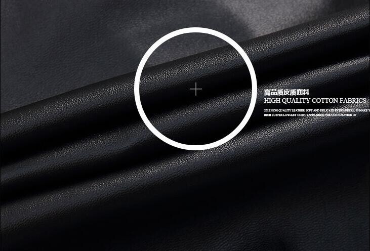 #2220 Pantaloni slăbiți din piele artificială alb/roșu/albastru/negru pentru bărbați Pantaloni de jogging subțiri din piele PU colanți motocicliști Pantaloni de mărime mare