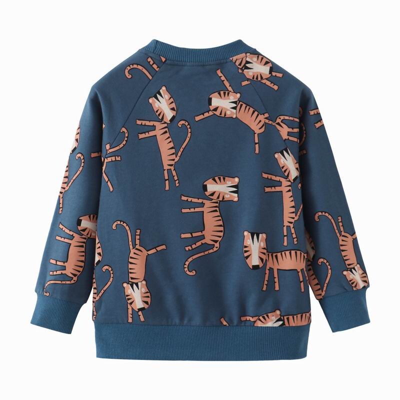Little maven Boys Fashion 2gab Bērnu apģērbu komplekts Animal Tiger Print Zēnu sporta krekli Bikses Apģērbs Rudens komplekts bērniem Komplekti