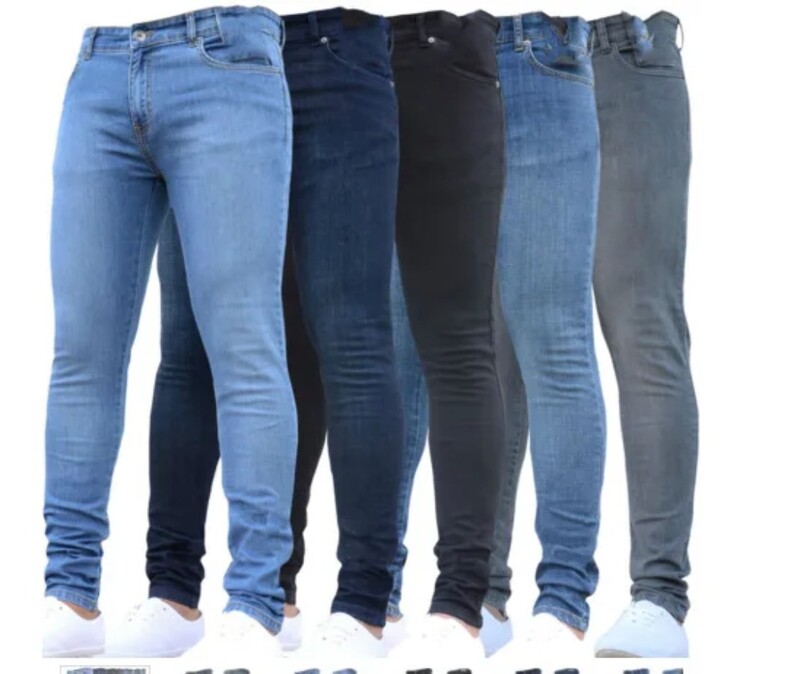Muškarci Traperice Boyfriend Pencil Pants Jednobojne ljetne Skinny Jean Hip Hop Goth Punk stil Odjeća Traper Hlače Ulična odjeća 2024.