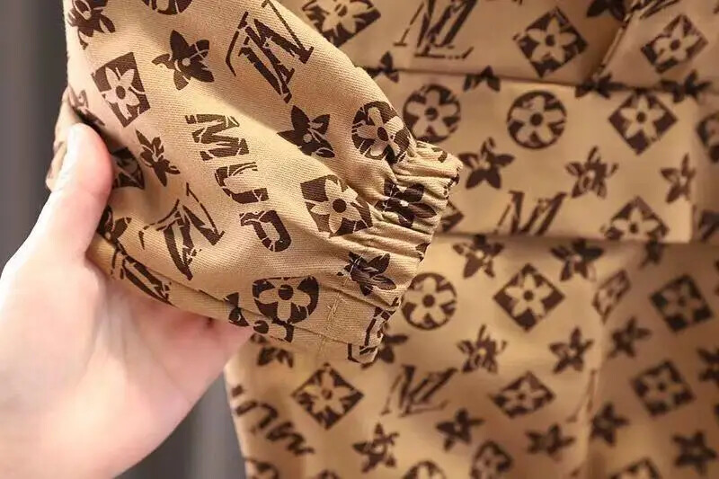 Set de îmbrăcăminte pentru băiat, iarnă, toamnă, ocazional, modă, desene animate, haină activă + pantaloni, copii, bebeluși, copii mici, băieți