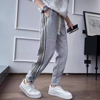 Harem Man Sweat Pants Хип-хоп широки крачоли Y2k Мъжки спортни панталони Нови артикули в ретро ежедневни панталони в корейски стил