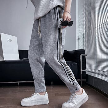 Harem Man Sweat Pants Хип-хоп широки крачоли Y2k Мъжки спортни панталони Нови артикули в ретро ежедневни панталони в корейски стил