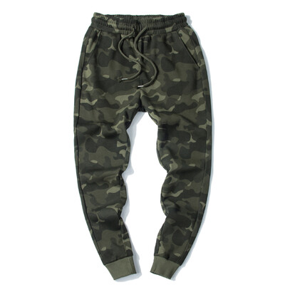 2019 Mens Jogger Rudens zīmulis Harēma Bikses Vīriešu Kamuflāžas Bikses Kokvilna Ērtas Sporta bikses Bikses Camo Joggers