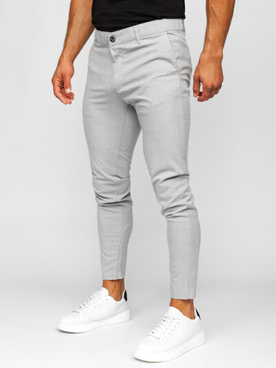 Vienkrāsainas slaidas vīriešu bikses Eiropā un Amerikas Savienotajās Valstīs Modes zīmuļu bikses Biznesa ikdienas ikdienas simtpēdu bikses