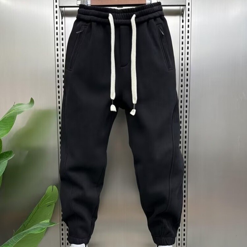 Muške hlače s džepovima na vezice Ležerne hlače Korejske recenzije Mnogo odjeće Ljetne široke traperice Muški muški jednostavni kompleti hlača s patentnim zatvaračem Sport