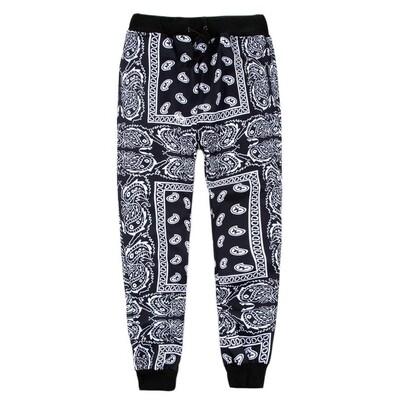Poliester Bandana Paisley Pant Jogger Muškarci Žene Trenirke Trenirka Harajuku Hlače Proljeće Hip Hop Ulična odjeća