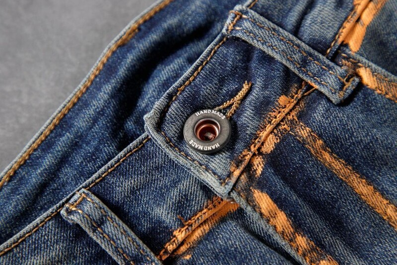 Noua sosire Harajuku Fashion Brand de lux Boyfriend Designer Casual Slim Denim Jeans pentru bărbați Pantaloni creion de primăvară și toamnă pentru bărbați