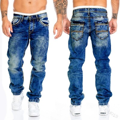 Vyriški juodi džinsai Slim Fit kokybiški pilki laisvalaikio vyriški džinsai kelnės Skinny Fit vyriškos kelnės Hip Hop gatvės apranga Medvilninės džinsinės kelnės