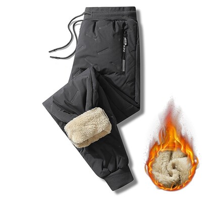 Pantaloni de sport ocazional pentru bărbați, toamnă iarnă, din lână, pantaloni de sport pentru alergare, Jogger, sport, pentru gimnastică, pantaloni lungi pentru antrenament din lână de miel