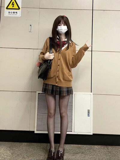 Rozā zils melns gudrs Jk džemperis trikotāžas jaciņa sieviešu oriģināls japāņu jaka uniforma skolas piegādes sajūta slinks stils