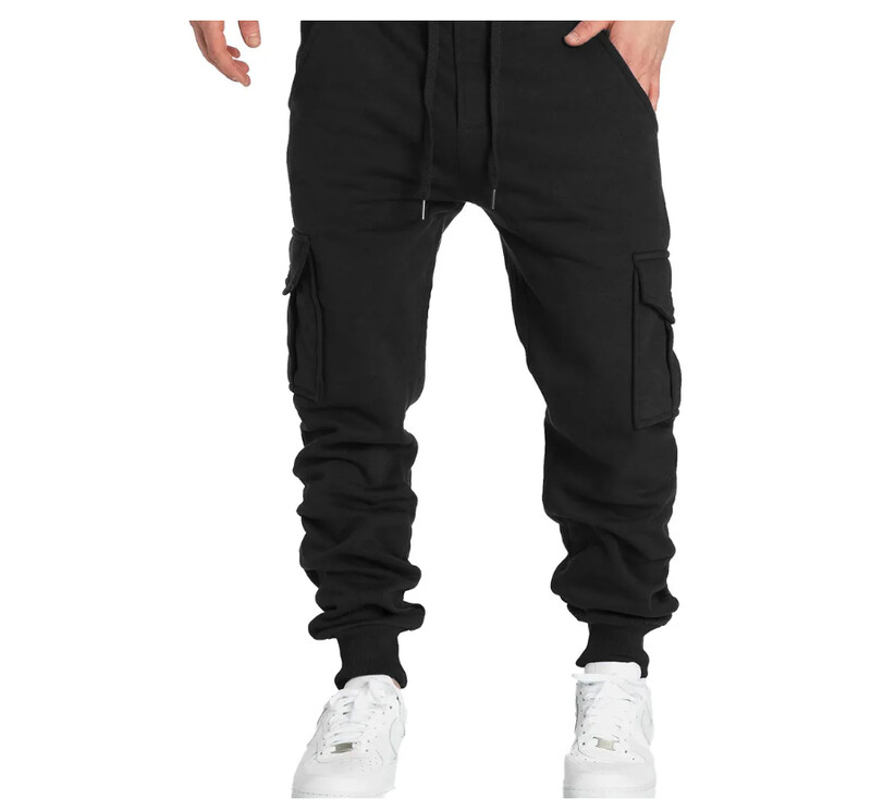 Pantaloni cargo din bumbac pentru bărbați, primăvară, toamnă, ocazional, cu buzunare multiple, pantaloni lungi pentru bărbați pantaloni drepti, pantaloni tactici, îmbrăcăminte pentru bărbați